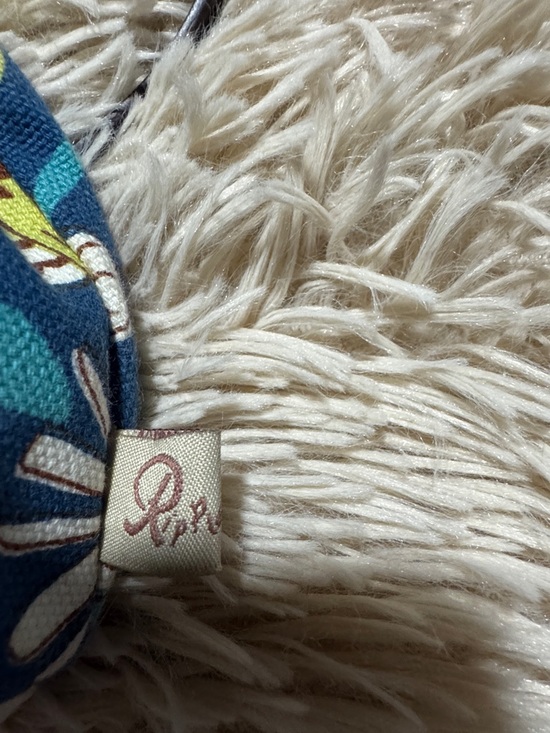 Source Unknown Blue Floral Kiss-Lock Wristlet Clutch - Picture 9 of 9